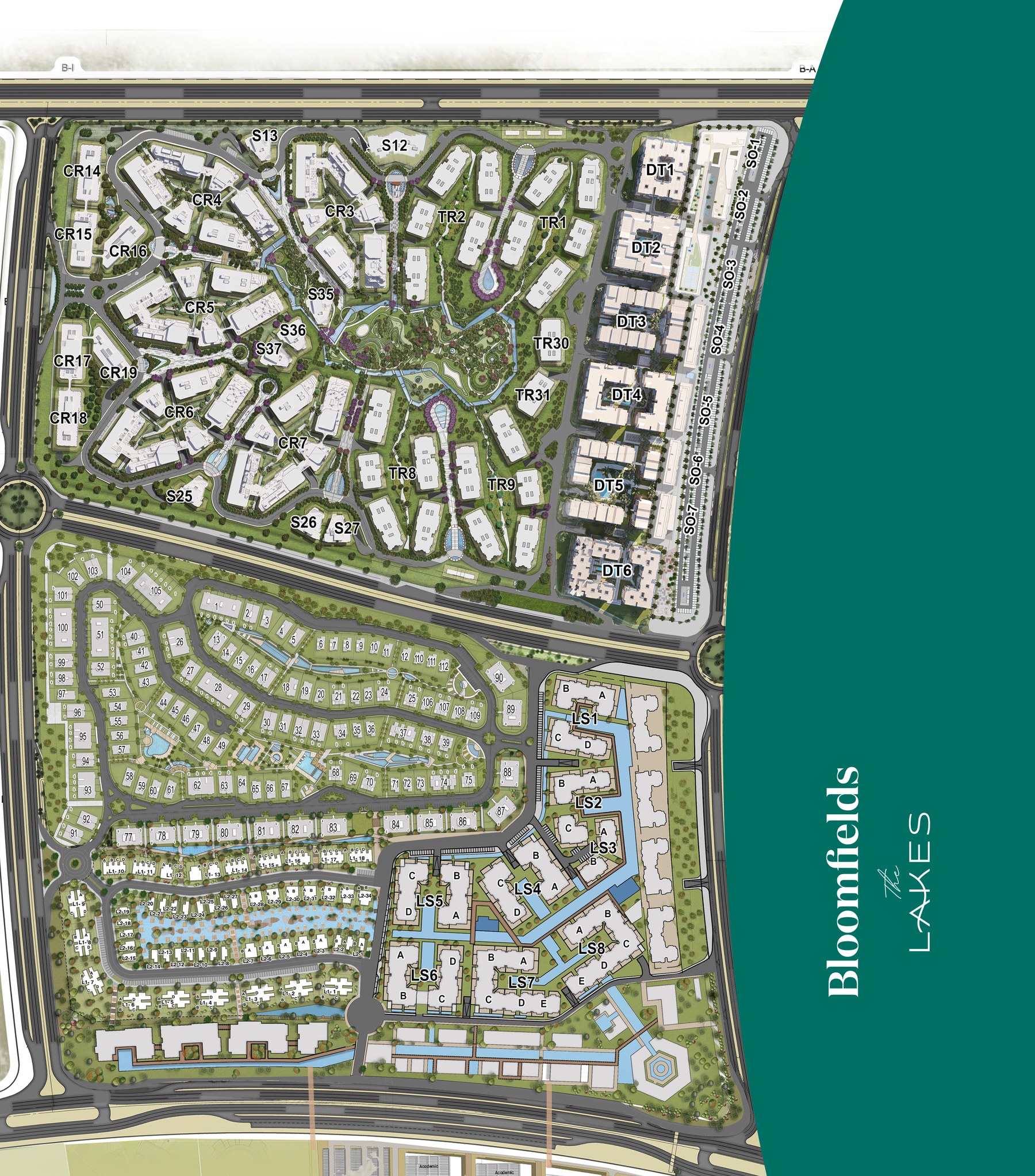 Bloomfields Master Plan — The Lakes